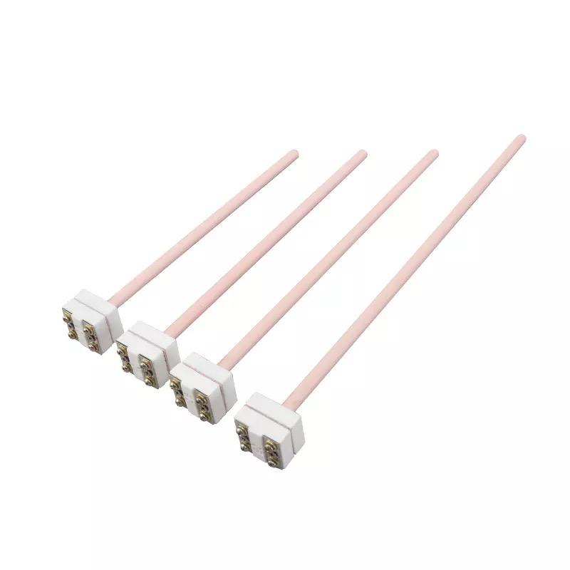 Sonda sensora de alta temperatura para horno termopar de platino-rodio tipo S/B/R de 0,2–0,4 mm de diámetro de alambre para metales fundidos