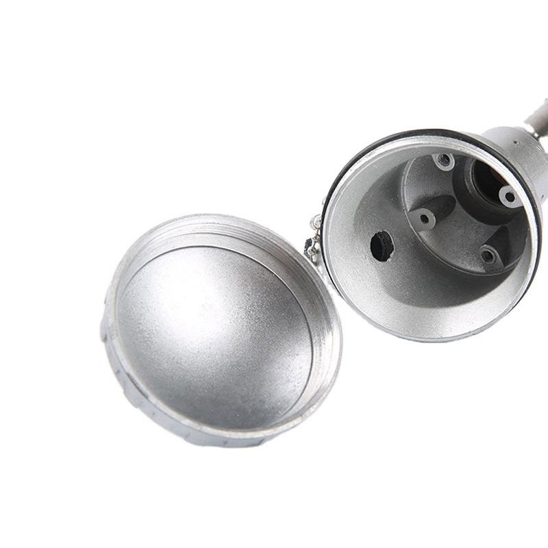 Termopar aislado, impermeable y resistente al desgaste, material de acero inoxidable 1800°C Termopar tipo K PT100 Termopar de sonda tipo RTD