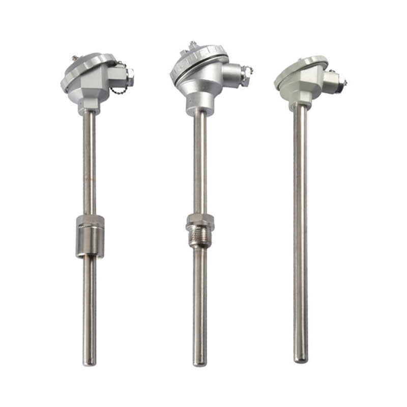 Termopar aislado, impermeable y resistente al desgaste, material de acero inoxidable 1800°C Termopar tipo K PT100 Termopar de sonda tipo RTD