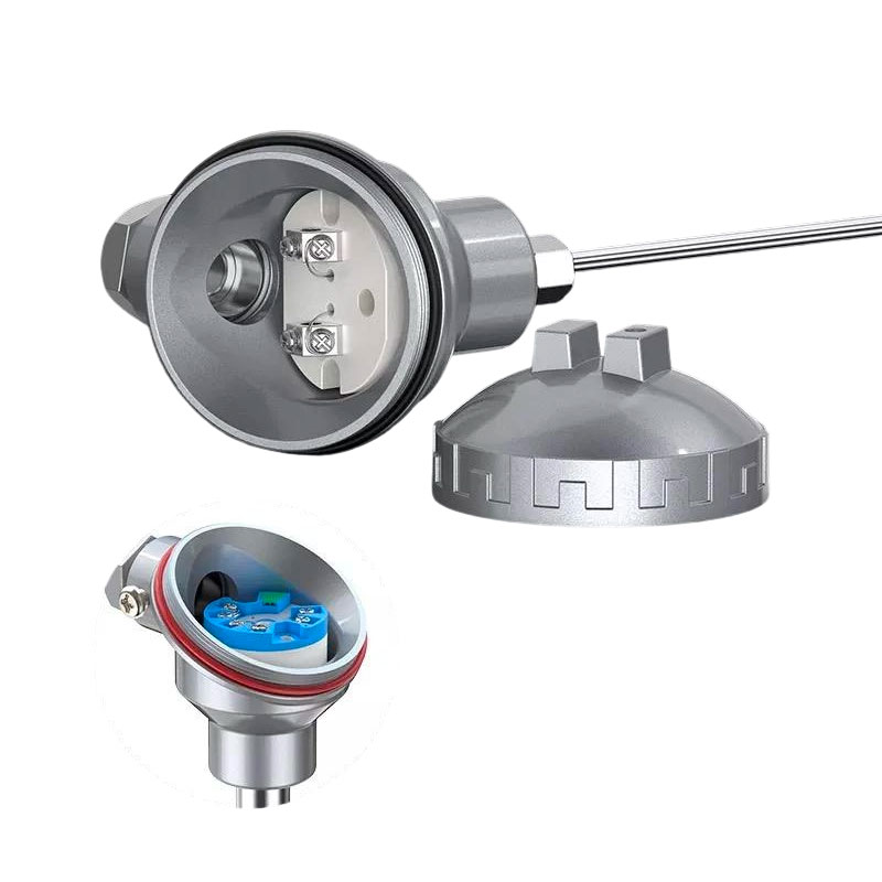 Sensor de horno industrial de alta temperatura Sonda de acero inoxidable 1200°C Sensor de termopar tipo K