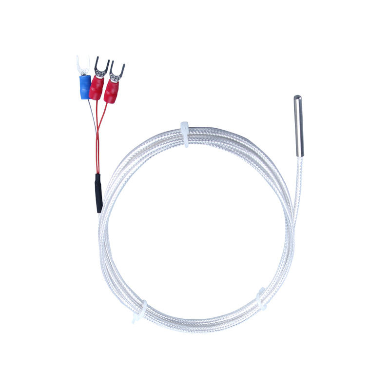 WZP-035 PT100 Sonda 5 × Cable de 35 mm Termómetro de resistencia al platino de 1–20 m RTD Sensor de temperatura anticorrosión impermeable resistente a la corrosión