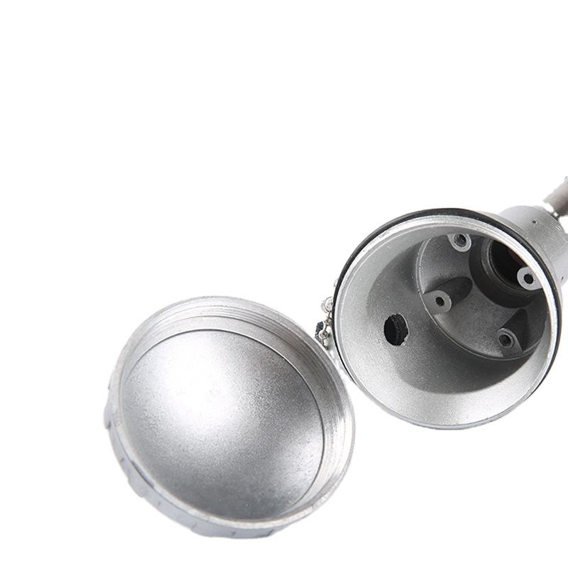 Termopar aislado, impermeable y resistente al desgaste, material de acero inoxidable 1800°C Termopar tipo K PT100 Termopar de sonda tipo RTD