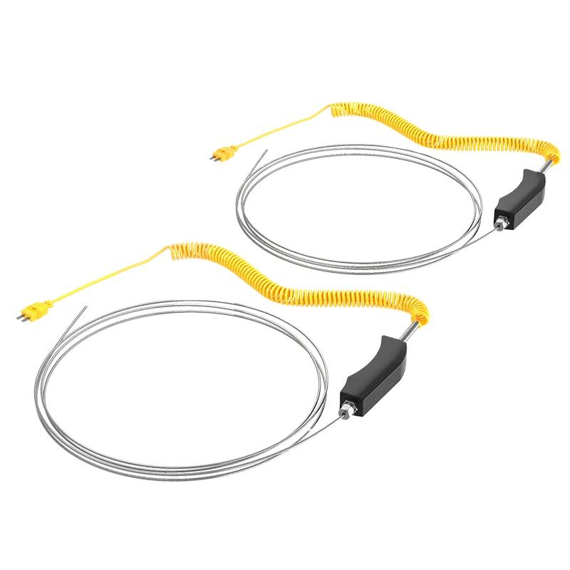 Sonda de medición de termopar flexible con sensor de temperatura tipo PT100K y termopar portátil certificado